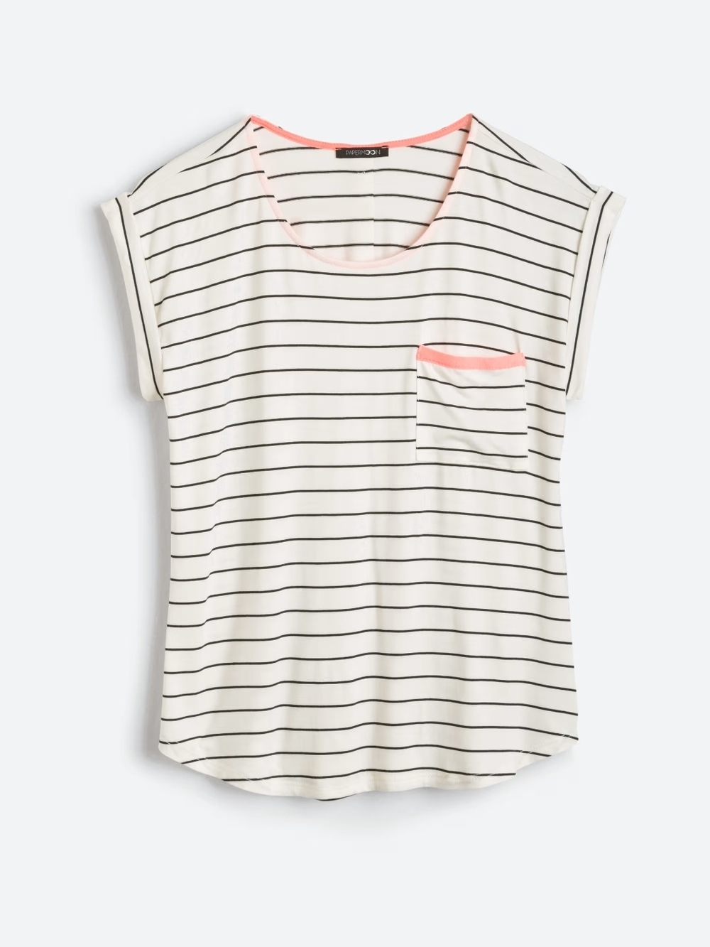 Papermoon Anica One Pocket Knit Tee